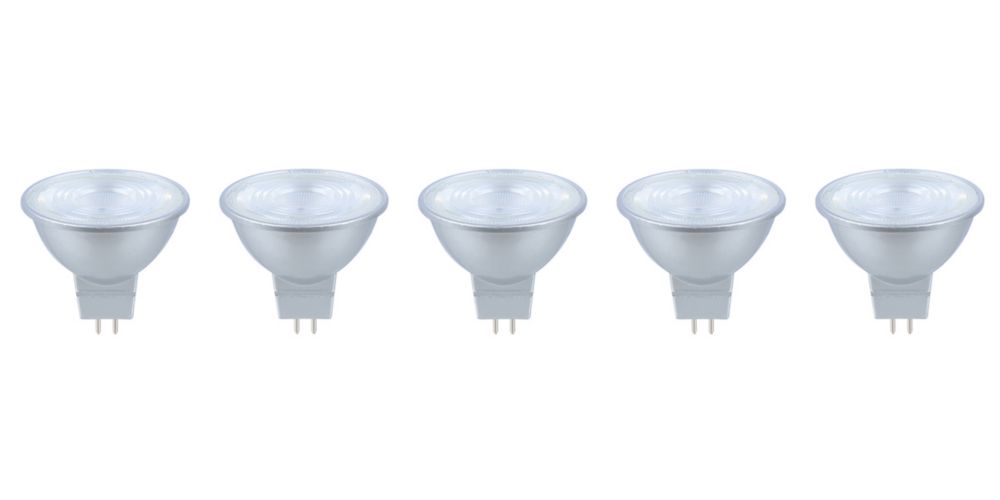 Image of LAP 0319384033 GU5.3 MR16 LED Light Bulb 345lm 3.4W 5 Pack 