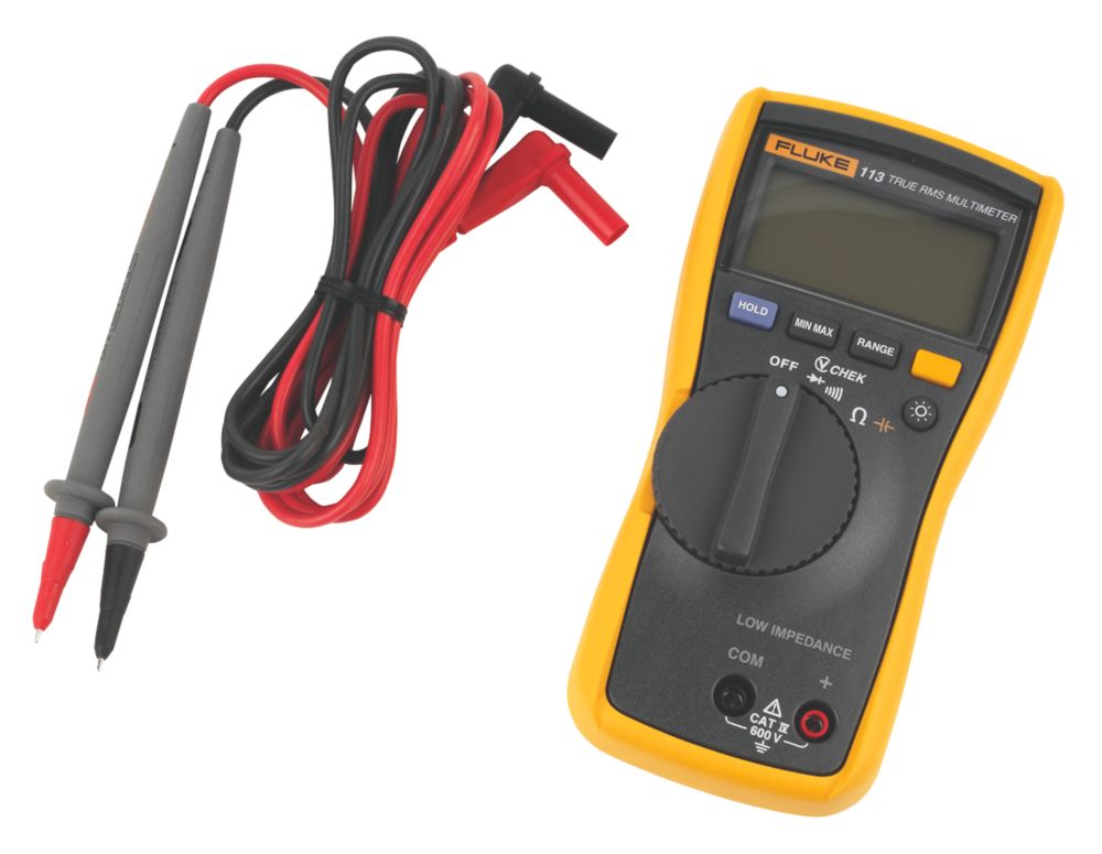 Image of Fluke 113 AC/DC Digital Multimeter 600V 