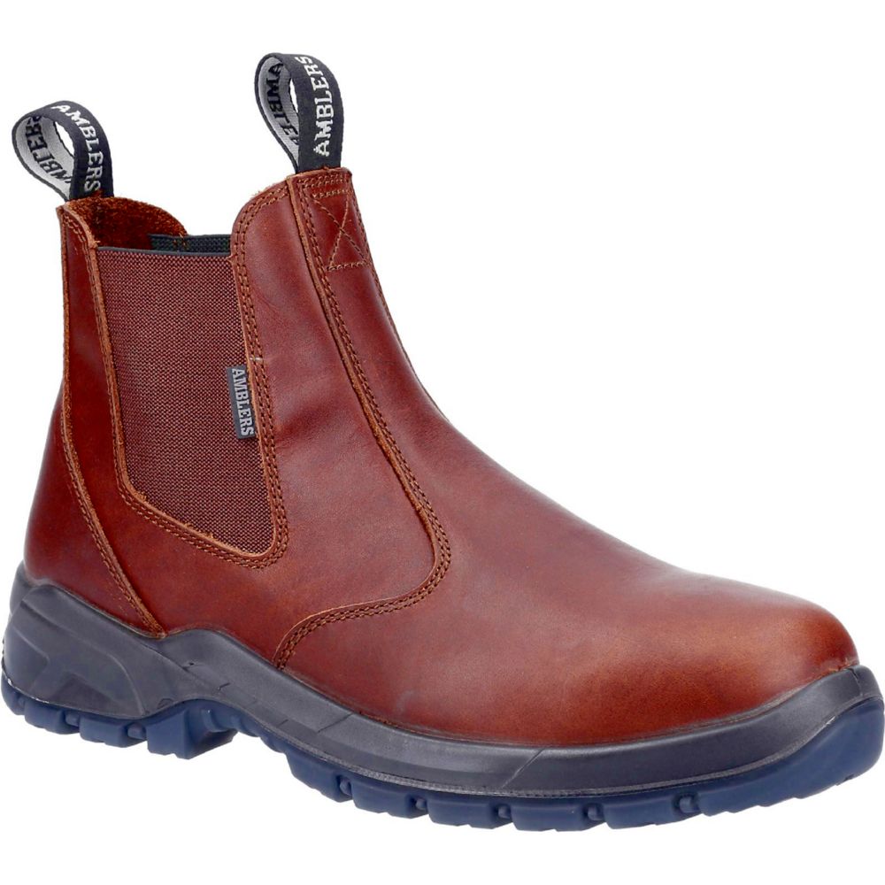 Image of Amblers Ardwell Non Safety Dealer Boots Brown Size 4 