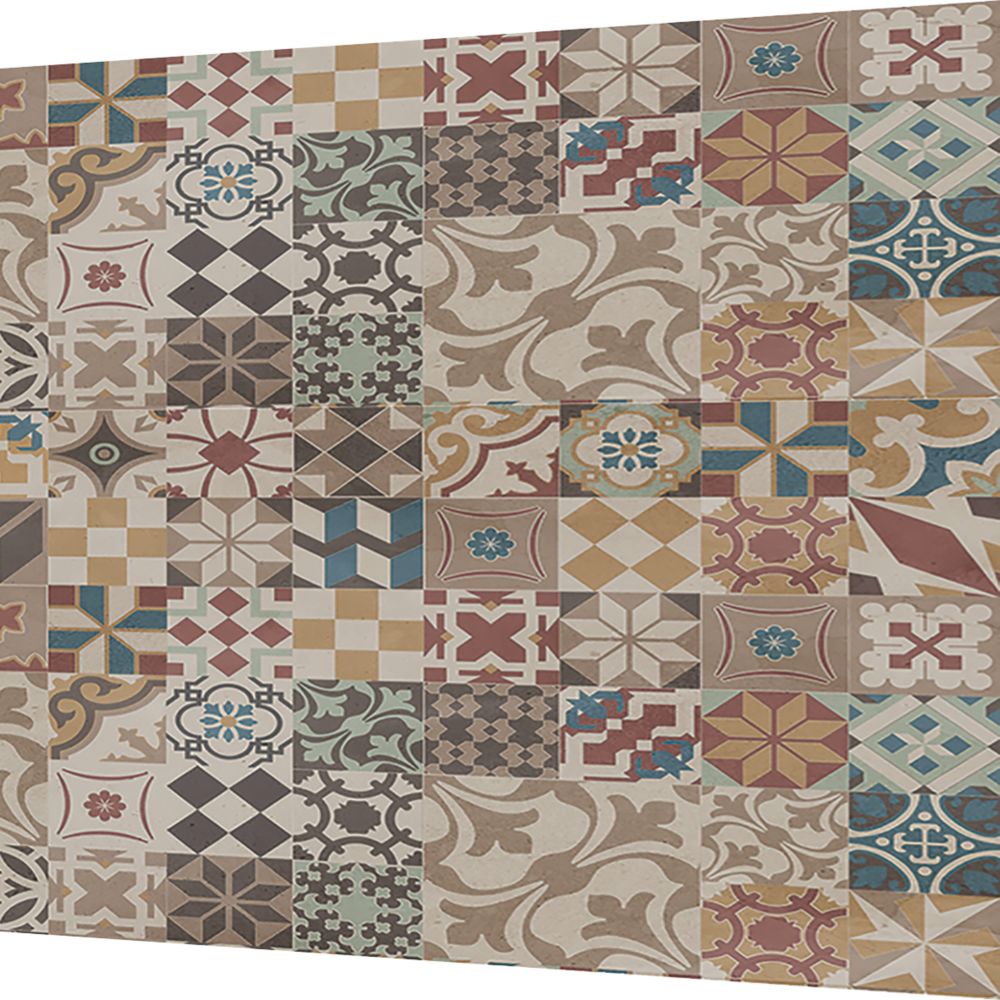 Image of Splashwall Brown / Blue / Yellow / Red Alloy Splashback 900mm x 800mm x 4mm 