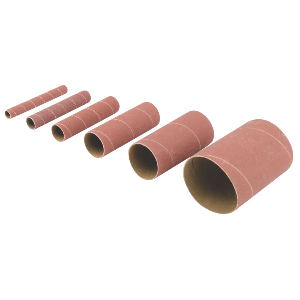 Image of Triton Aluminium Oxide Sanding Sleeve Set 13-76mm 150 Grit 6 Pcs 