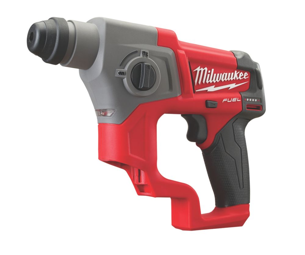 Image of Milwaukee M12 CH-0 FUEL 1.7kg 12V Li-Ion RedLithium Brushless Cordless SDS Plus Drill - Bare 