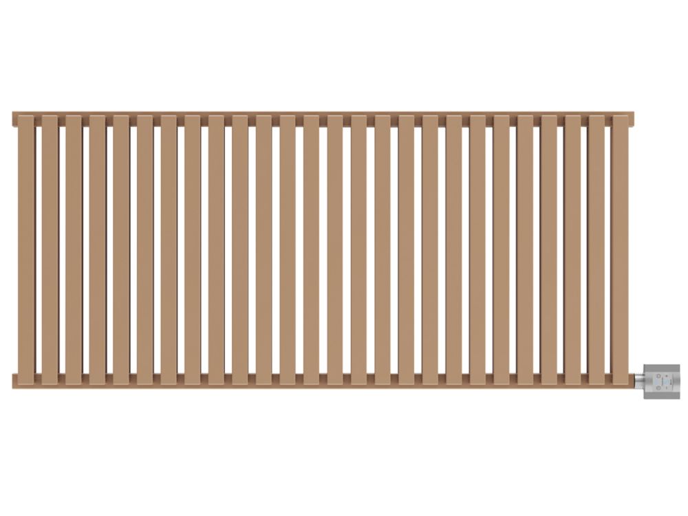 Image of Terma Nemo Wall-Mounted Oil-Filled Radiator Copper 1000W 1185mm x 530mm 