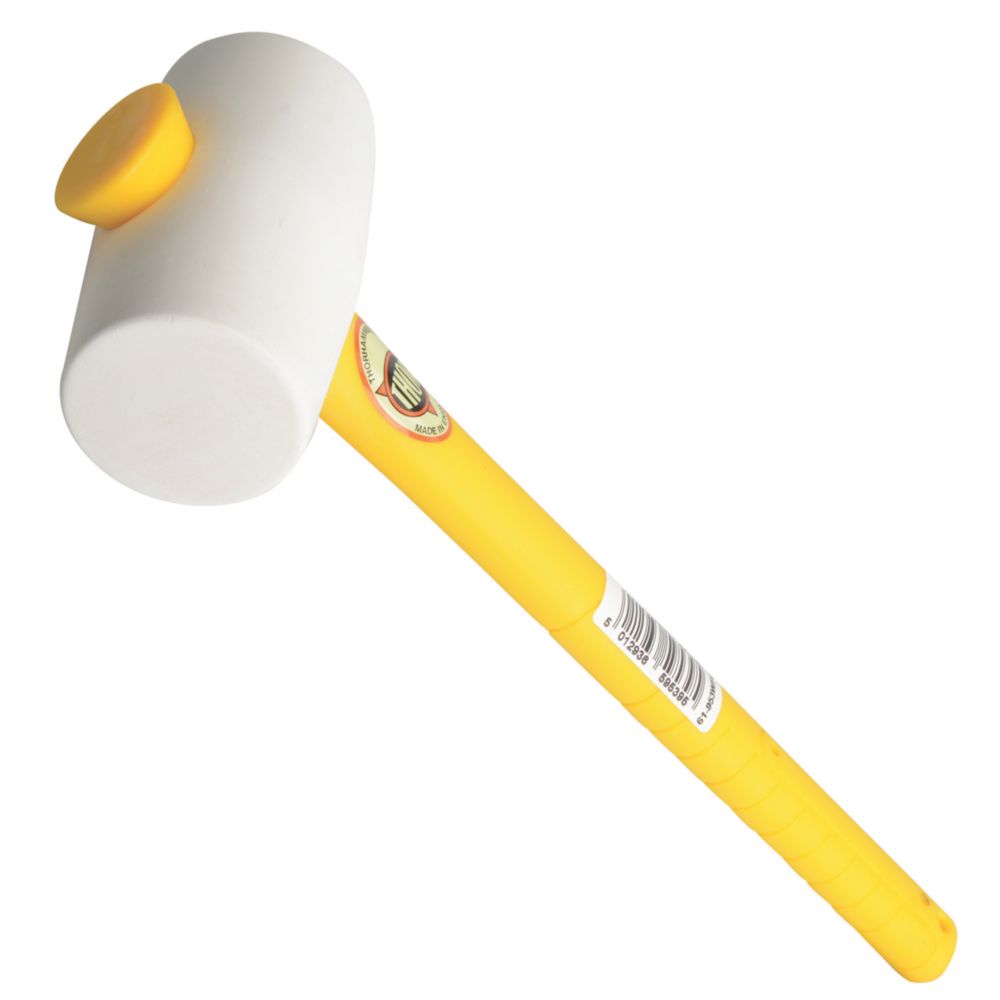 Image of Thor THO61953WFG White Rubber Mallet 1lb 3oz 
