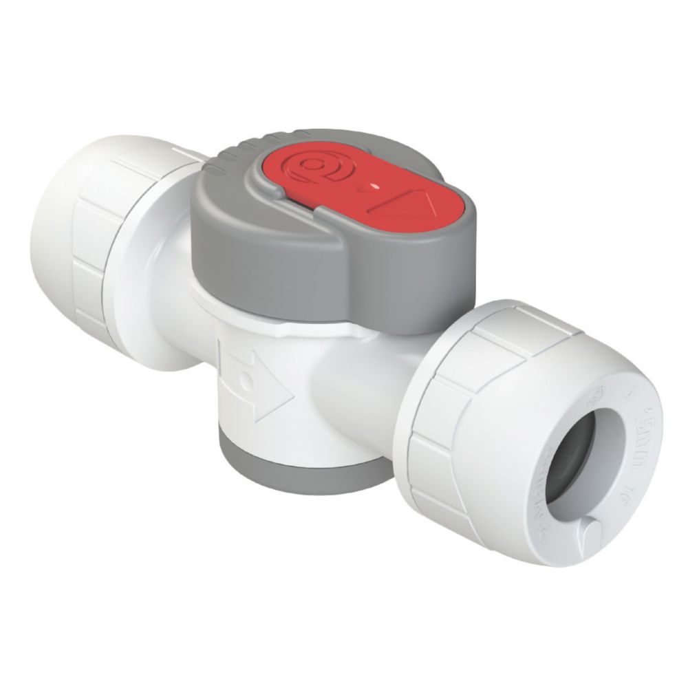 Image of PolyPlumb Shut Off Valve 15mm 