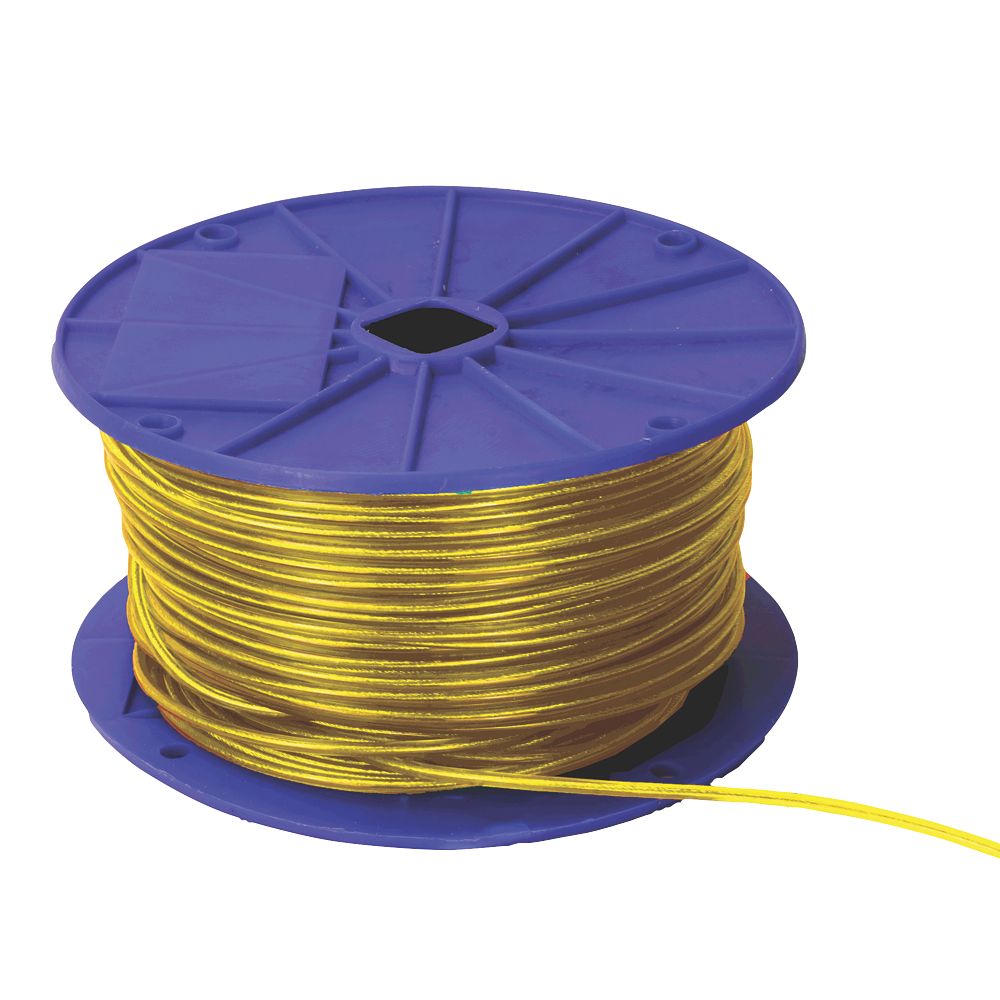 Image of Eliza Tinsley Yellow Plastic-Covered Washing Line 120m 