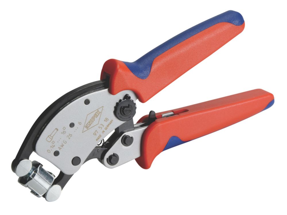 Image of Knipex Twistor16 Self-Adjusting Crimping Pliers 7.9" 