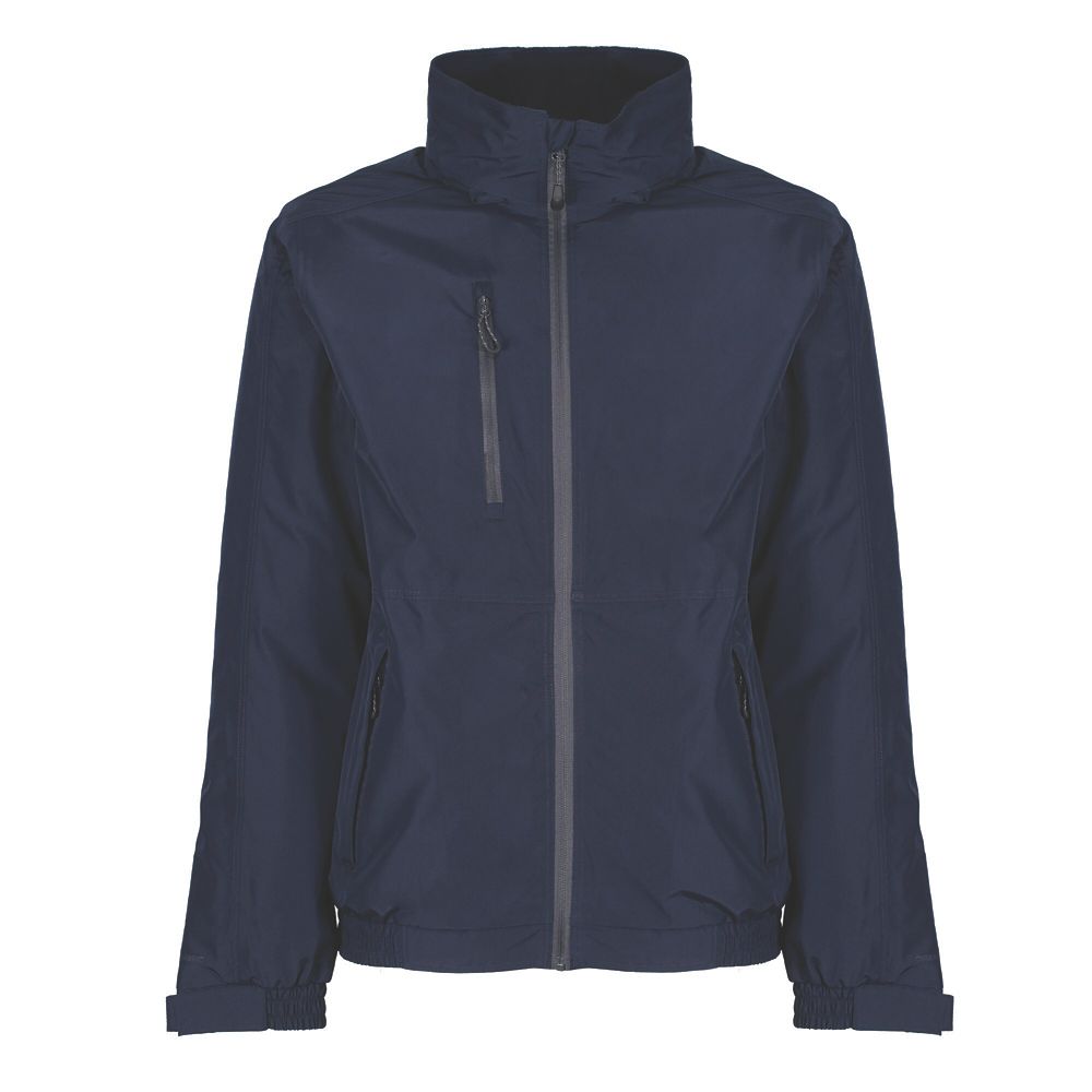 Image of Regatta Honestly Made 100% Waterproof Jacket Navy Large Size 41.5" Chest 