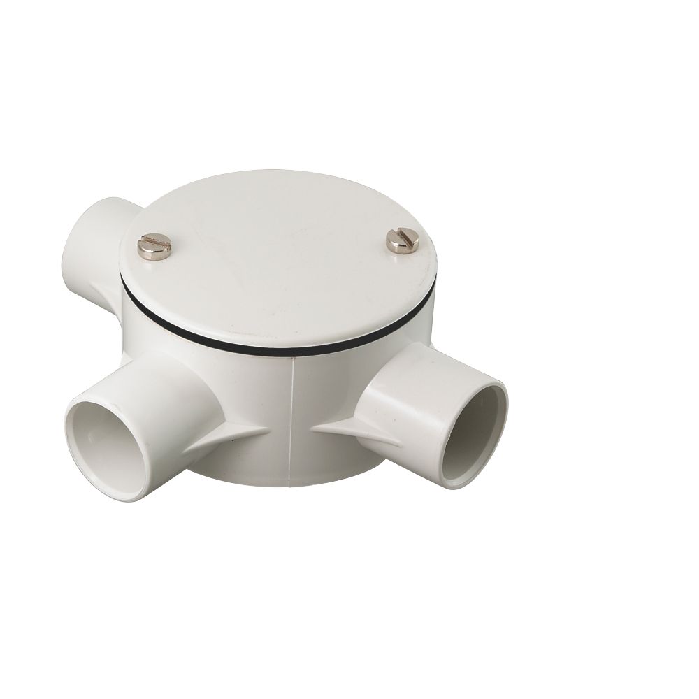 Image of Tower 3 Way 20mm Tee Box White 