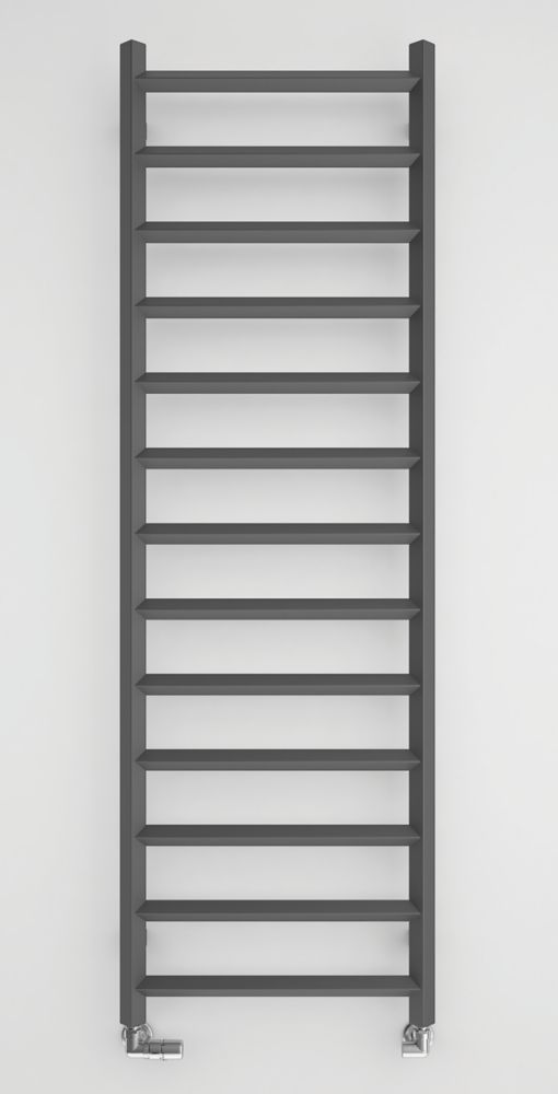 Image of Terma Crystal Designer Towel Warmer 1560mm x 500mm Dark Grey 1778BTU 