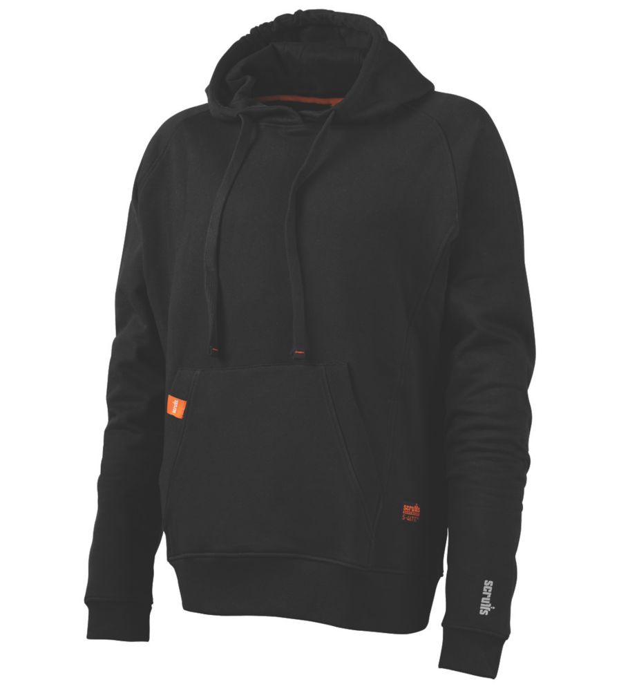 Image of Scruffs Worker Hoodie Black X Large 51 1/2" Chest 