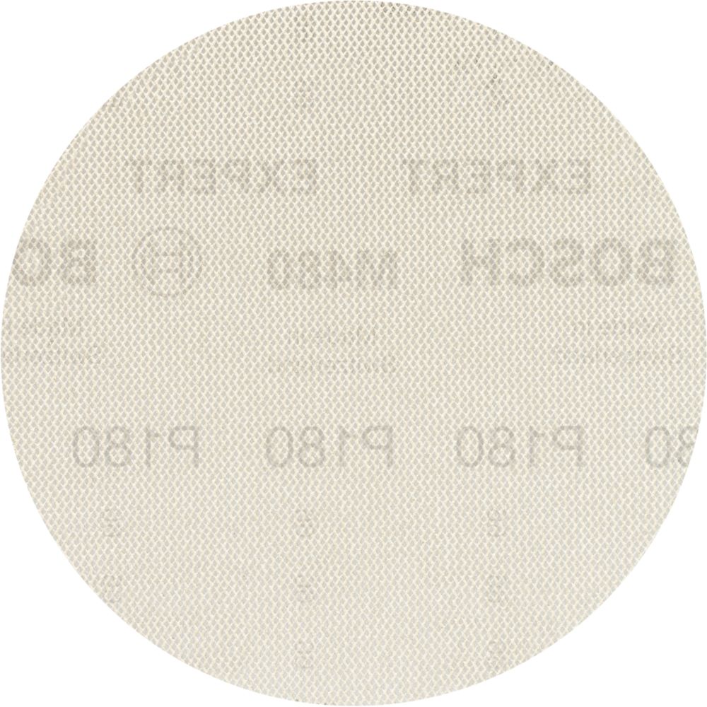 Image of Bosch M480 Sanding Discs Punched 150mm 180 Grit 5 Pack 