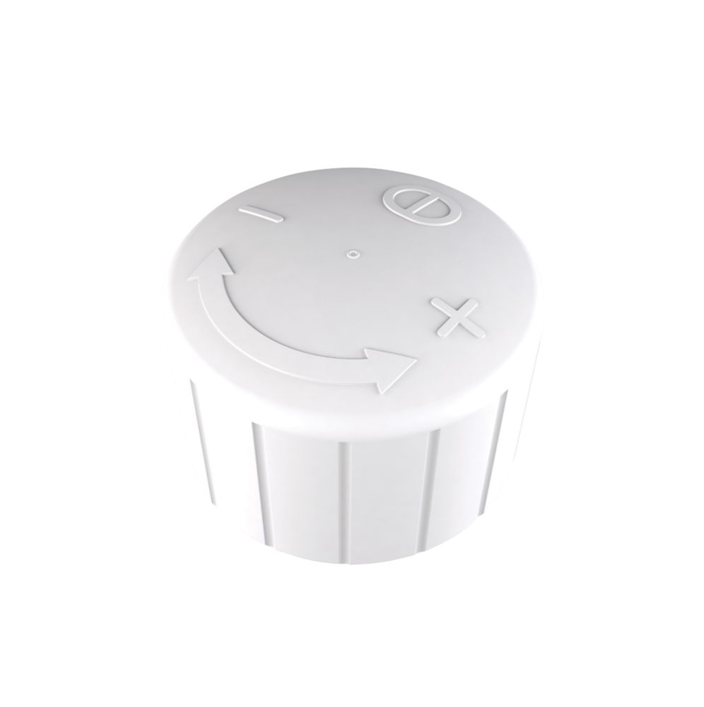 Image of Drayton Radiator Valve Cap White 5 Pack 