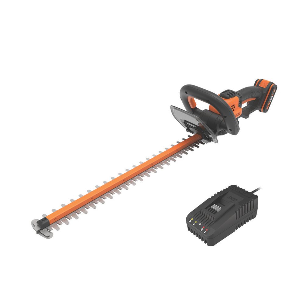 Image of Worx WG264E 56cm 20V 1 x 2.0Ah Lithium PowerShare Cordless Hedge Trimmer 
