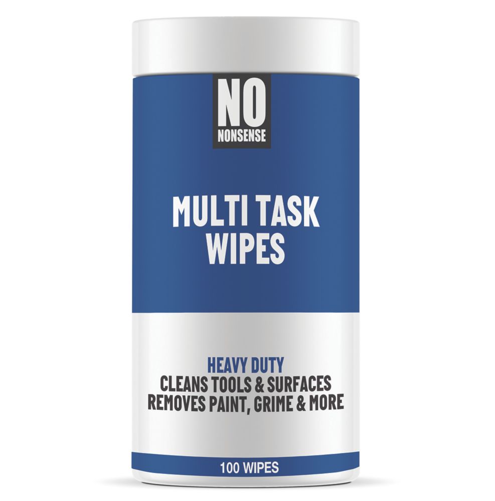 Image of No Nonsense Multi-Surface Wipes White 100 Pack 