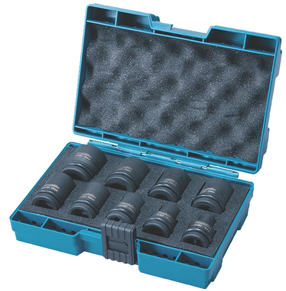 Image of Makita Impact Socket Set 9 Pcs 
