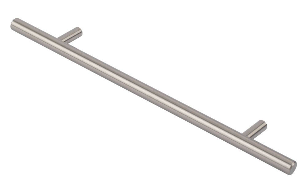 Image of Smith & Locke T Bar Pull Handle Brushed Nickel 96mm 