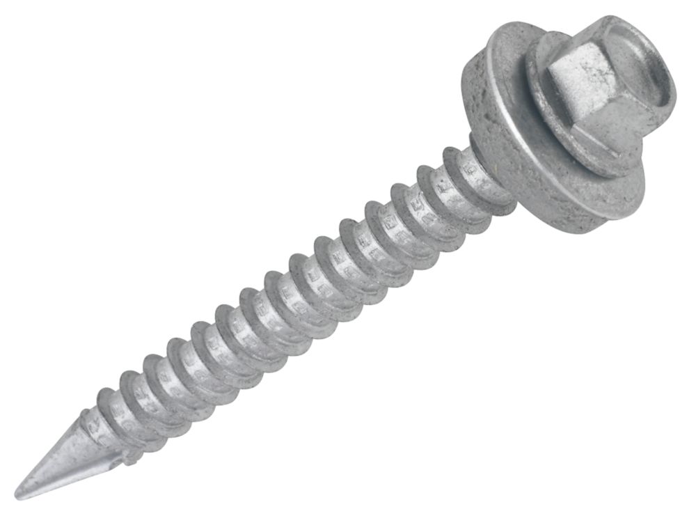 Image of Easydrive Flange Self-Drilling Roofing Screws 6.3mm x 80mm 100 Pack 