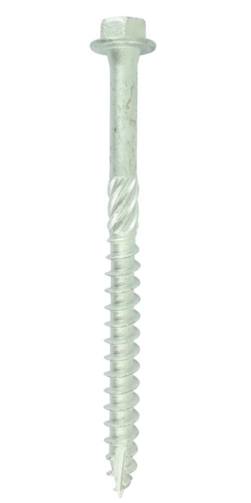 Image of Timco 875INH Hex Socket Thread-Cutting Timber Screws 8mm x 75mm 10 Pack 