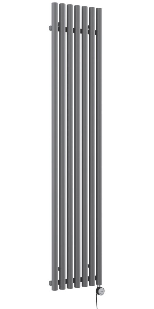 Image of Terma Rolo-Room-E Wall-Mounted Oil-Filled Radiator Grey 800W 370mm x 1800mm 