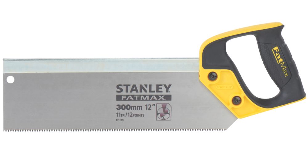 Image of Stanley 11tpi Wood Tenon Saw 12" 