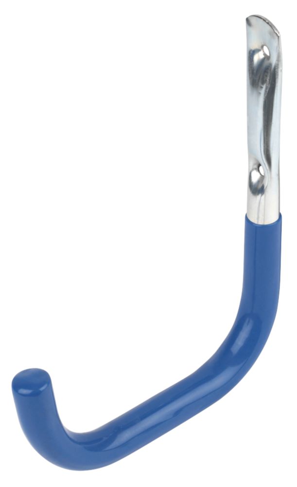 Image of Smith & Locke Mid Duty Anti-Slip Storage Hook Blue 200 x 155mm 