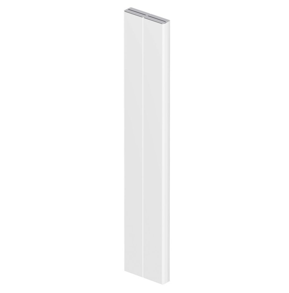 Image of Acova Kolone Electric Aluminium Vertical Radiator 1805mm x 327mm White 4436BTU 