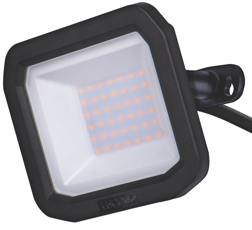 Image of Luceco Castra Outdoor LED Floodlight Black 30W 3000lm 