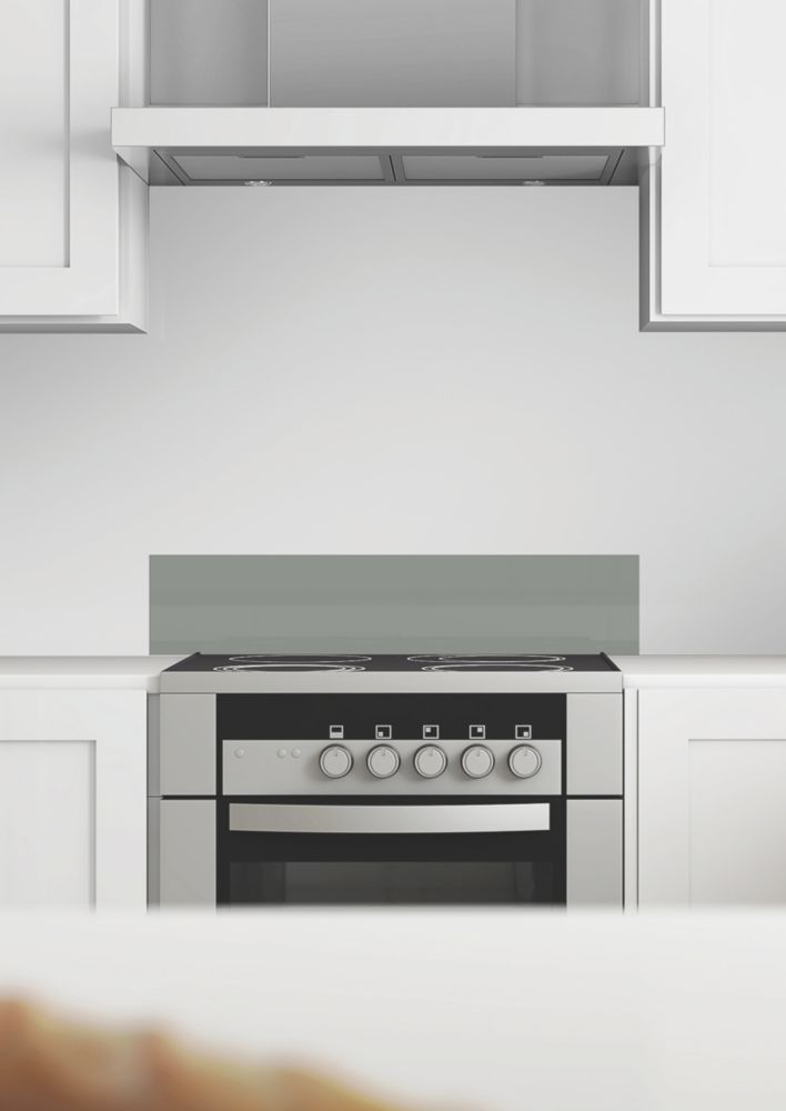 Image of Splashwall Light Grey Upstand 6mm x 200mm x 900mm 