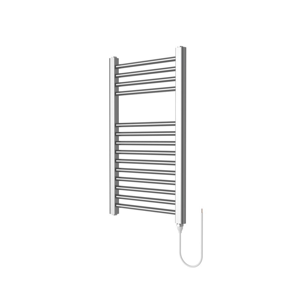 Image of Flomasta Flat Electric Towel Radiator 700mm x 400mm Chrome 512BTU 