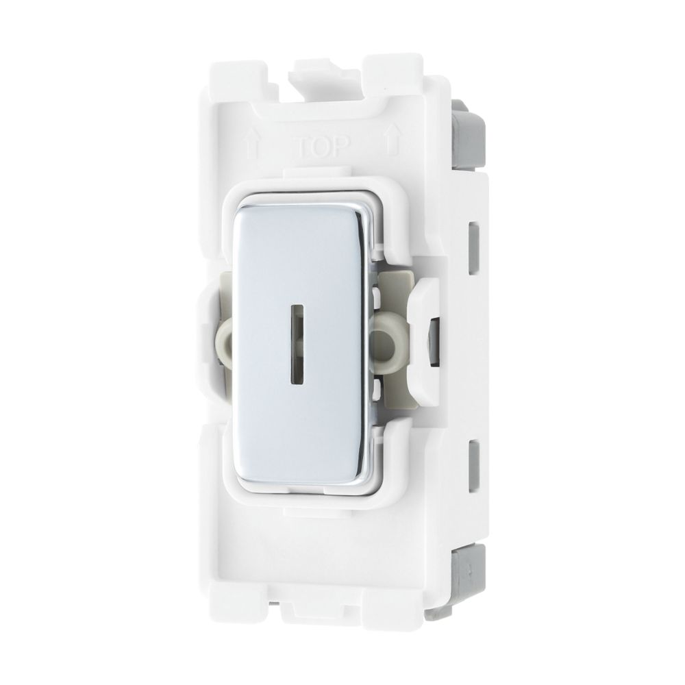 Image of British General Nexus Grid 20A Grid SP Key Switch Polished Chrome 