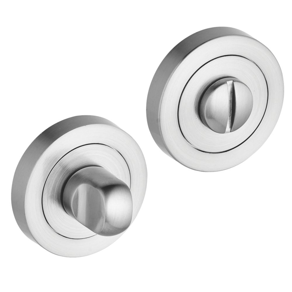 Image of Smith & Locke Standard Thumbturn Set Satin Chrome 50mm 