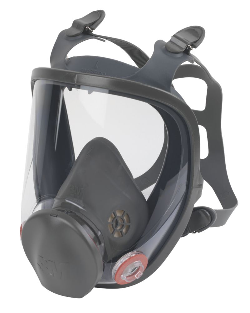 Image of 3M 6000 Series Large Full Face Mask No Filter-Mask Only 