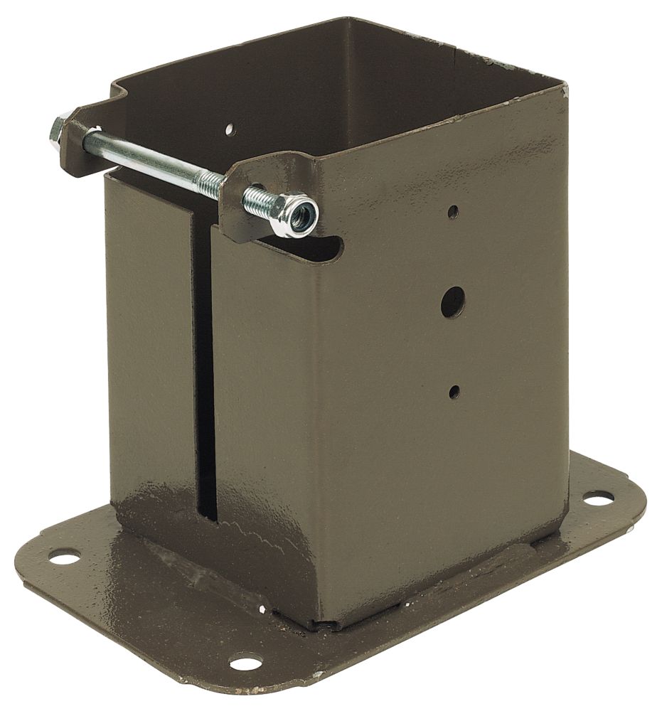 Image of Sabrefix Bolt-Down Post Supports 100 x 100mm 2 Pack 