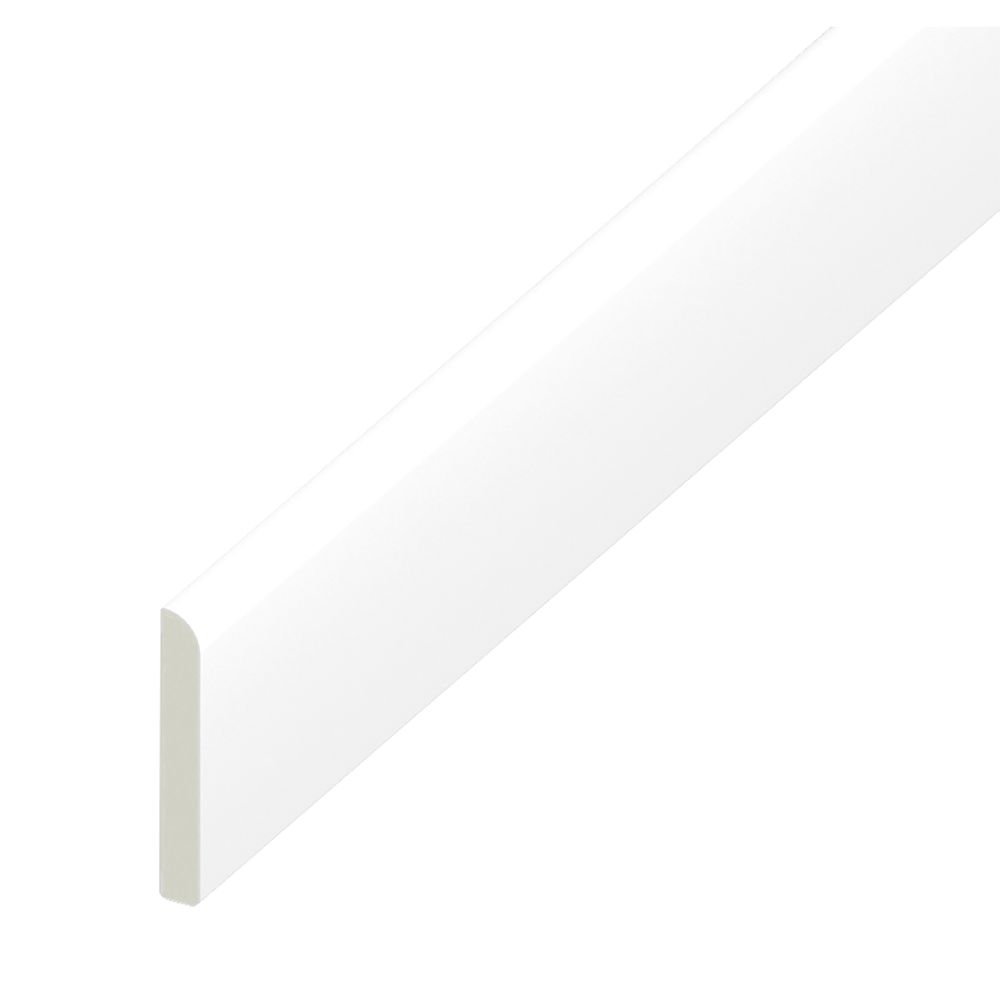 Image of Crystal uPVC Window Trim White 2497mm x 45mm 