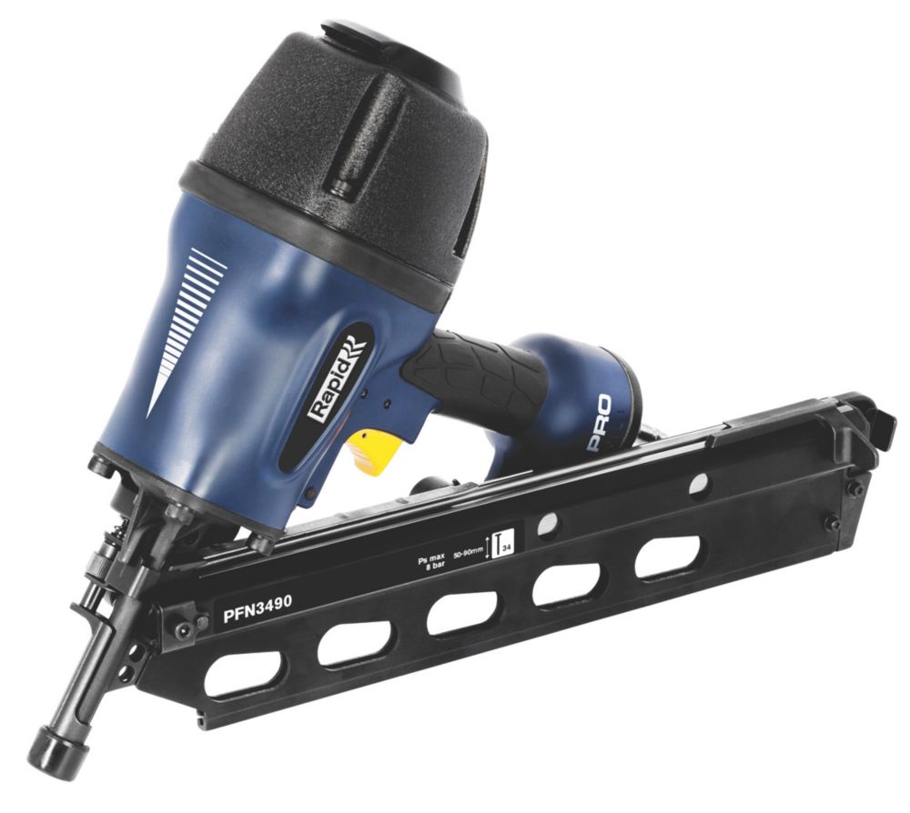 Image of Rapid PFN3490 90mm First Fix Air Nail Gun 