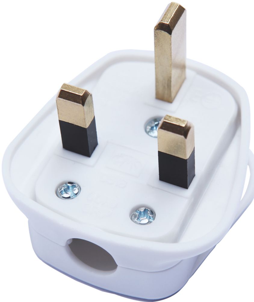 Image of Diall 13A Fused Plug White 