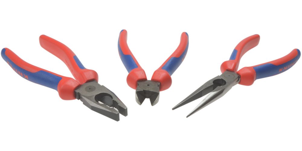 Image of Knipex Assembly Combination Pliers Set 3 Pcs 