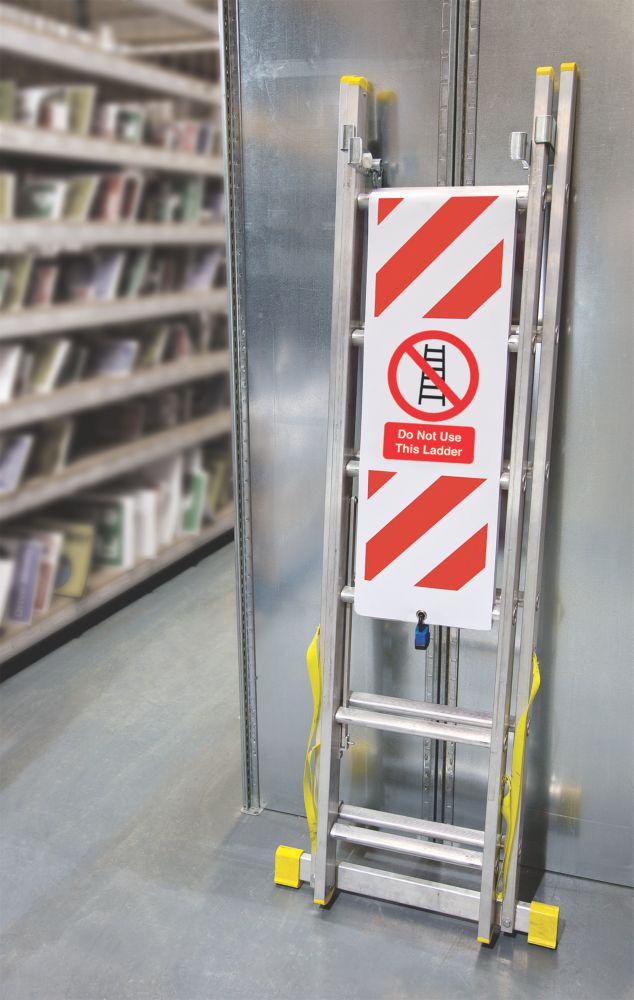 Image of Do Not Use This Ladder Eyelet Sign 1885mm x 300mm 
