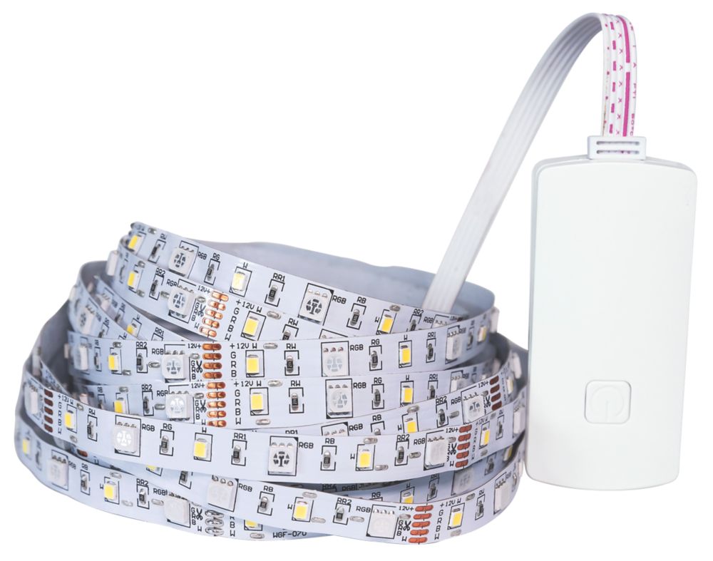 Image of TCP 5m LED Smart RGBW Striplight 17W 1500lm 