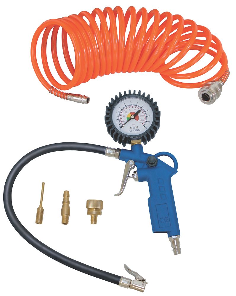 Image of Scheppach 7906100724 Air Inflation Kit 5 Piece Set 