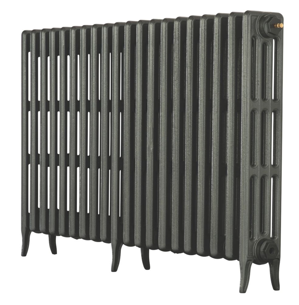 Image of Arroll Neo-Classic 4-Column Cast Iron Radiator 760mm x 1114mm Cast Grey 5582BTU 