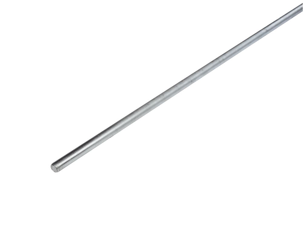 Image of Easyfix BZP Steel Threaded Rods M20 x 1000mm 5 Pack 