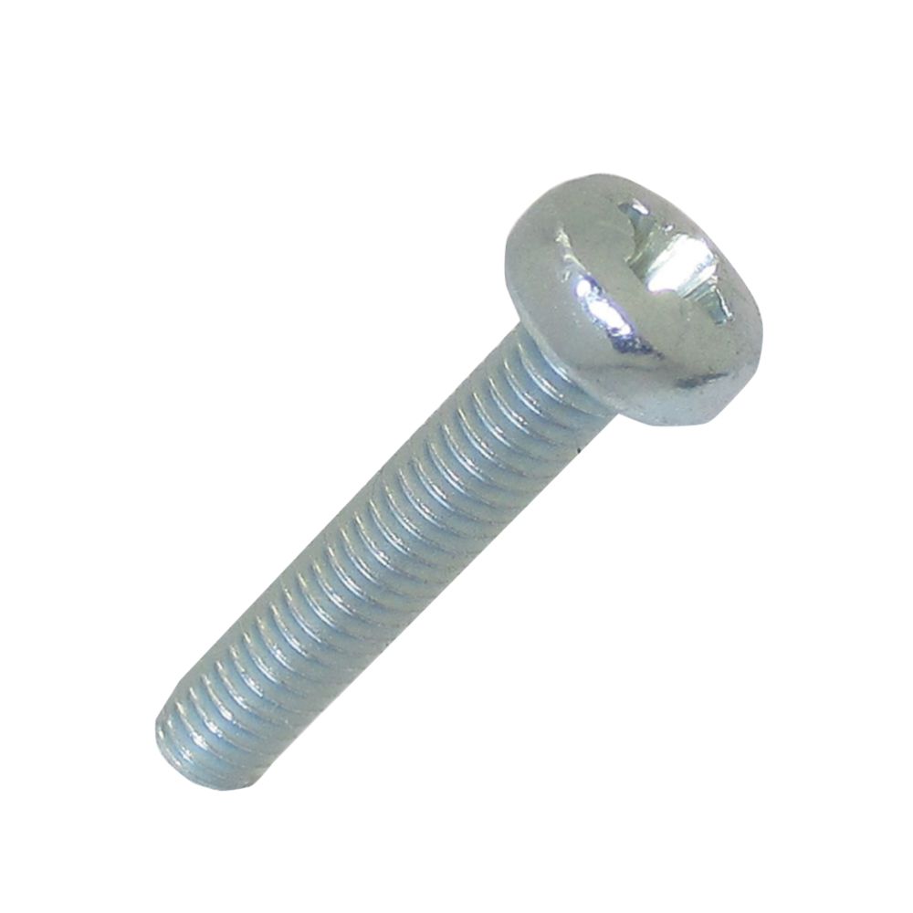 Image of Easyfix Bright Zinc-Plated Pan Machine Screws M4 x 20mm 25 Pack 