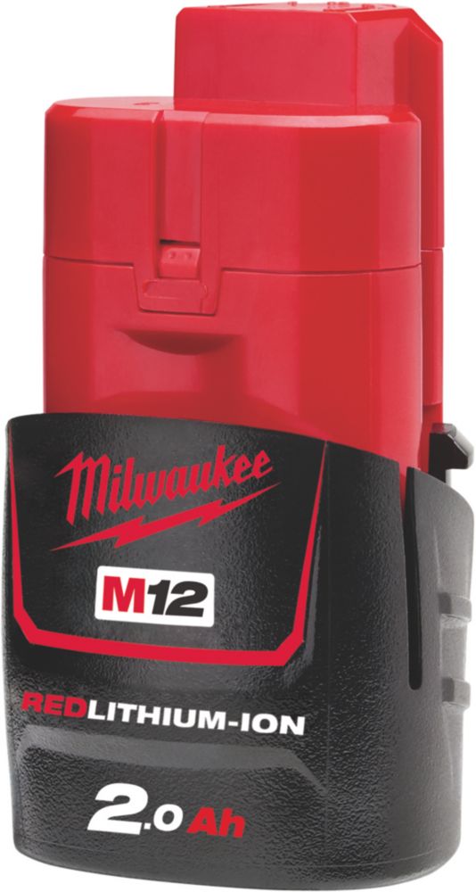 Image of Milwaukee M12 B2 12V 2.0Ah Li-Ion RedLithium Battery 