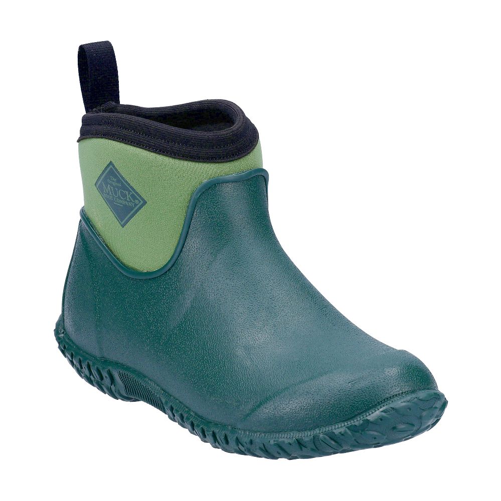 Image of Muck Boots Muckster II Ankle Metal Free Womens Non Safety Wellies Green Size 3 