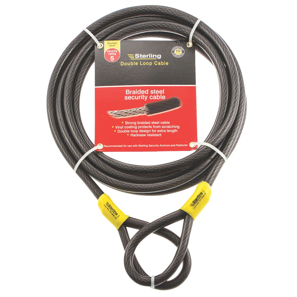 Image of Sterling Steel Braided Security Cable 9m x 12mm 