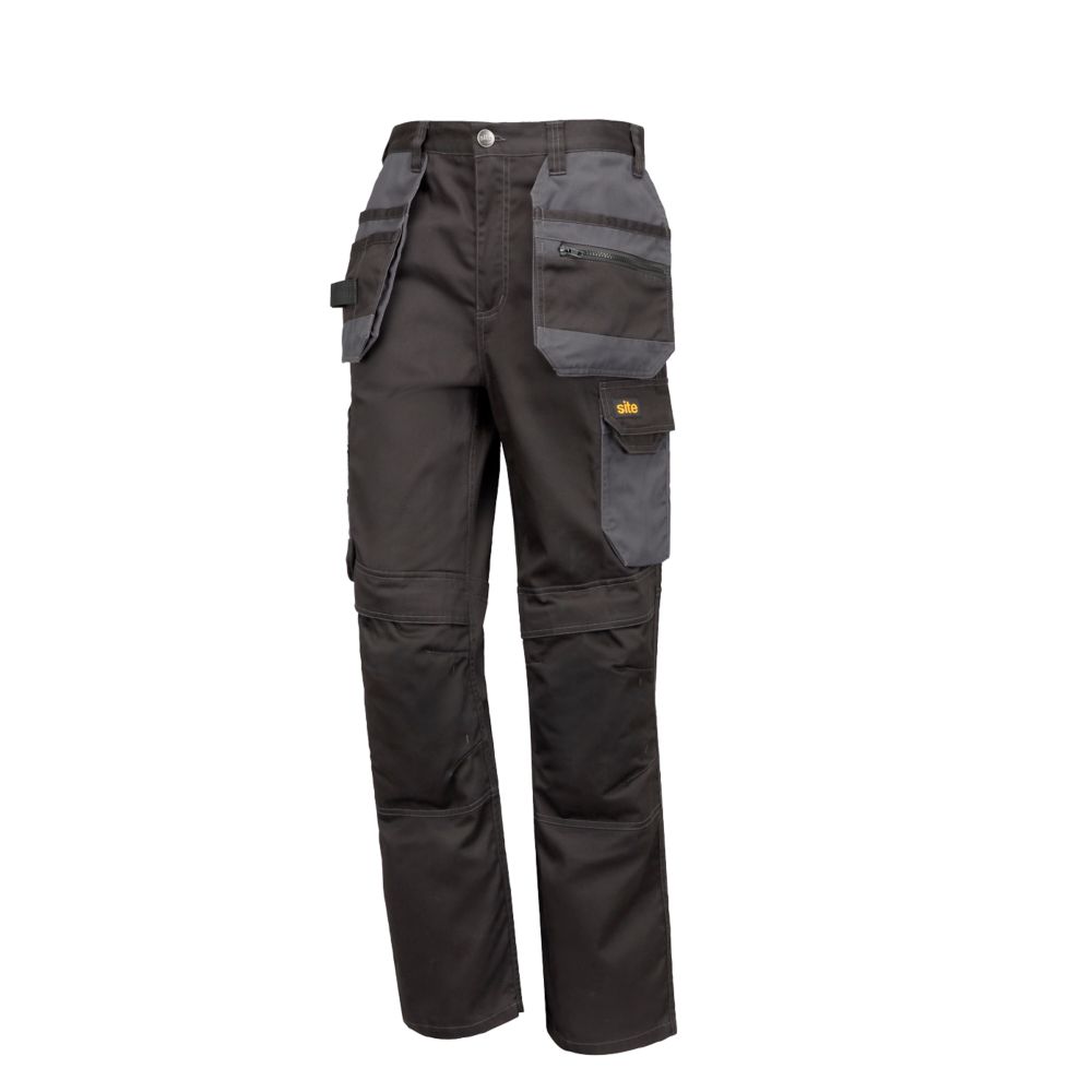 Image of Site Coppell Holster Pocket Trousers Black / Grey 34" W 32" L 