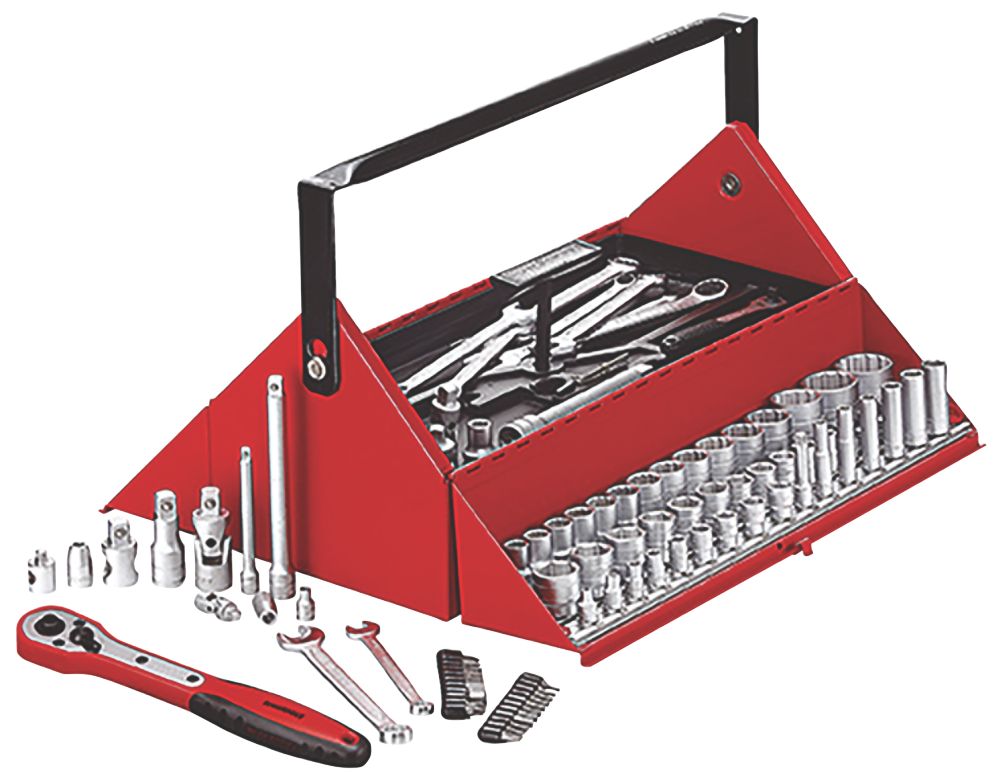 Image of Teng Tools Mega Rosso Mechanics Tool Kit 187 Pieces 