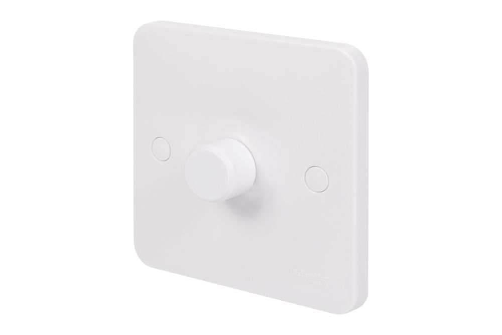 Image of Schneider Electric Lisse 1-Gang 2-Way Dimmer Switch White 